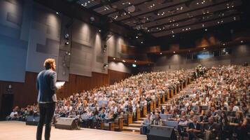Captivating Public Speaking Audience Learning From a Charismatic and Influential Speaker photo