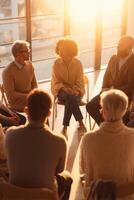 Finding Strength Together A Supportive Gathering for Healing and Growth Process Discussion photo