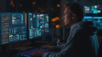 Unraveling Mysteries in Code A Nighttime Deep Dive Into Digital Realms photo