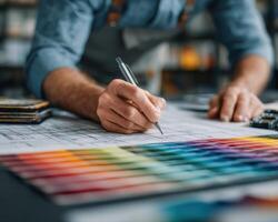 The Creative Mindset Exploring Colors Textures and Visions in the Design Process photo