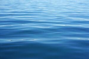 Nature Background Serene Blue Ocean Water Texture Calm Waves Ripples and Aquatic Background photo