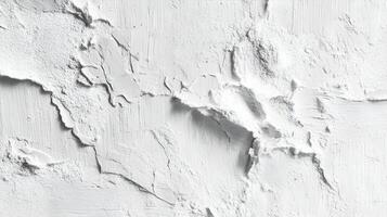 Monochromatic vision textured surface showcasing an organic cracked pattern in bright pristine white photo