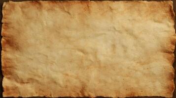 Aged parchment texture with torn edges evokes history perfect for backgrounds and design elements use this paper photo