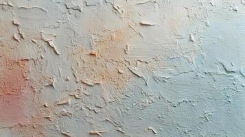 Textured paint creates a serene and dynamic composition with soft hues of peach and blue shades background photo