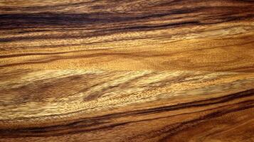 Detailed close up of a textured wood surface showcasing natural patterns and warm, rich colors creating a rustic aesthetic photo