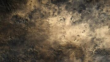 Textural canvas of aged bronze tones showcasing a rough surface with mottled pattern variations for artistic backgrounds photo