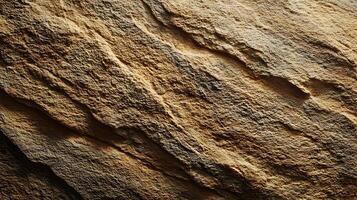 Detailed texture of a natural sandstone formation showcasing layers and patterns shaped over time creating a visually appealing geological element photo