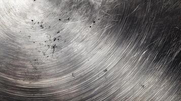 Elegant silver surface featuring curved lines and textures that evoke a sense of natural movement and light reflection photo