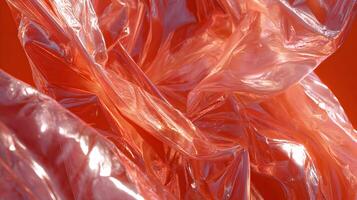 A textural symphony of light and color unfolds across a captivating, abstract scene of rippled plastic sheet photo