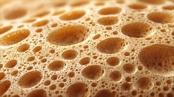 Intricate porous surface with a multitude of cavities creating a mesmerizing abstract texture pattern photo