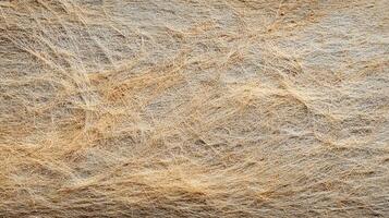 Natural textured background features woven coconut coir with fibers creating a unique organic pattern photo