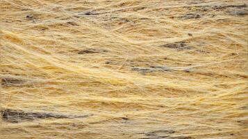 Abstract natural fiber background of interwoven strands creating a rough textured surface photo