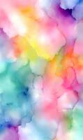 A captivating dance of colors abstract watercolor background creating a vibrant and dreamlike artistic expression with smooth flowing shades photo