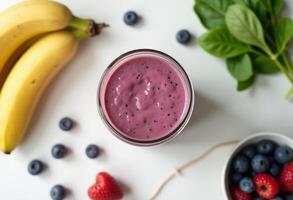Spinach and Banana Smoothie Scene photo
