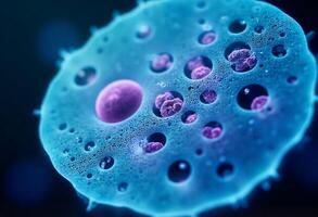 Abstract 3D Microbial Cluster photo
