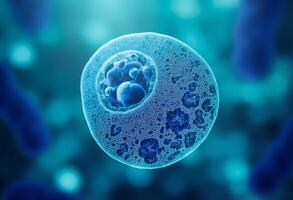 Abstract Cell Texture in 3D photo