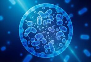 Digital Particle Spread with Germs photo