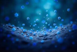 Microscopic Virus in Depth View photo