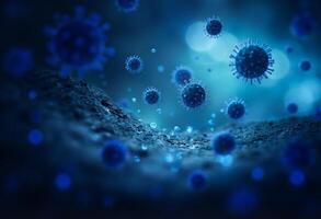 Abstract Germ Pattern in Medical Scene photo