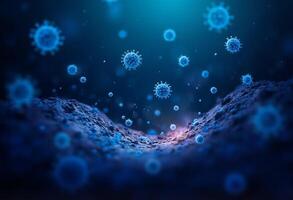Virus Simulation with Soft Lighting photo