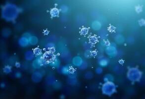 Abstract Cell Clusters in Motion photo