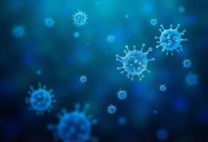 Digital Visualization of Flu Virus photo