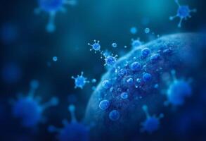 Pandemic Virus Under the Microscope photo