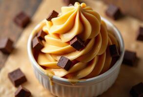 Choco Cube Swirl Dessert photo