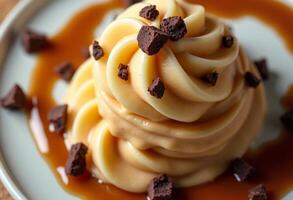 Mocha Swirl Dessert with Cocoa Dust photo