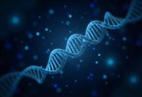 Shiny Genetic Strand Render photo