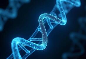 Dna is a long strand of dna that is made up of two strands photo