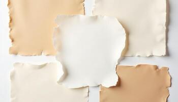 Simple Natural Paper Mockup photo