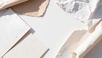 Paper texture background with copy space photo