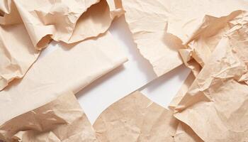 Torn Edge Paper with Palm Leaf photo
