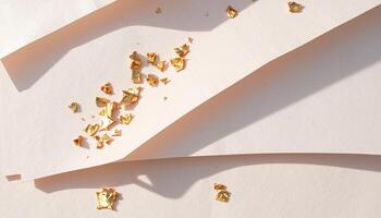 Warm Paper Edges and Gold Dust photo