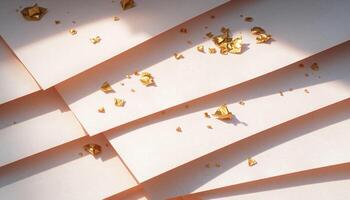 Layered Shadows and Smooth Paper photo