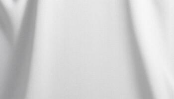 White fabric with folds and folds photo