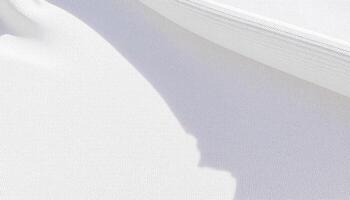 A white sheet with a shadow of a person photo