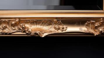 focal gold foil border photo