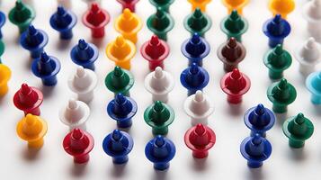 array metal push pin photo