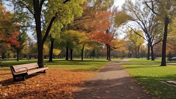 red grass and trees photo