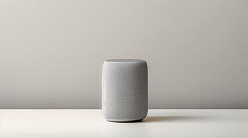 speaker light gray backdrop photo