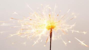 up sparkler white background photo