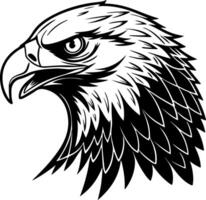 Minimal owl face with intense sharp expression vector