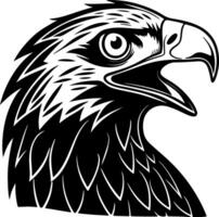 Owl head with wide surprised expression design vector