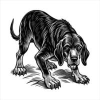 Paws On Grass vector