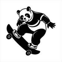 Skatepark Panda Vectors