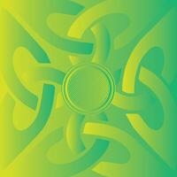 Abstract colorful bright green gradient line background. Trendy shape pattern background vector