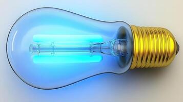 LED Light Bulb Efficiency and Illumination with a modern design photo