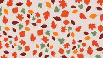 Autumn Sale Background with Soft Leaves Pattern and Discount Banner vector